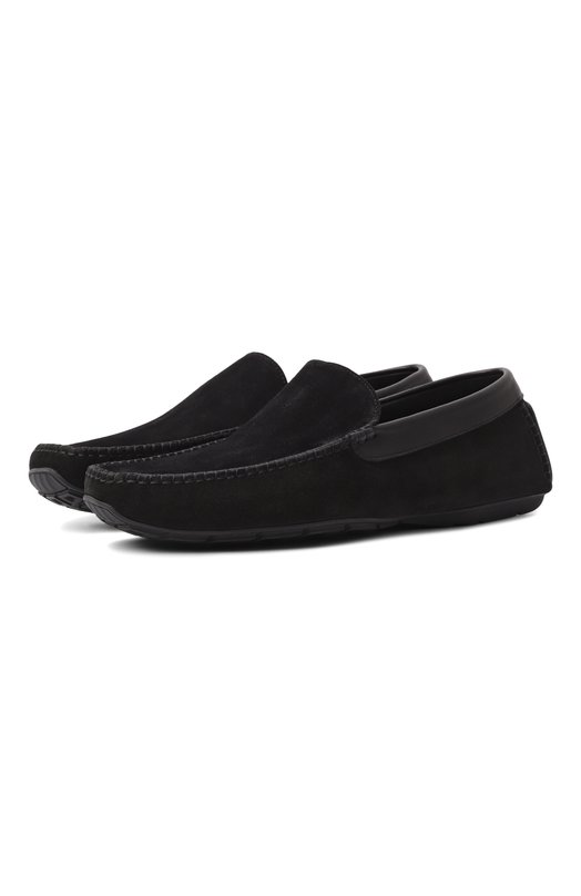 Замшевые мокасины Aldo Brue AB0135S-DKDS.S Чёрный AB0135S-DKDS.S