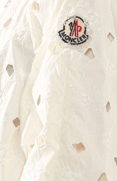 Женский плащ 4 moncler simone rocha MONCLER GENIUS белого цвет�а, арт. F1-09W-1C718-00-C0542 | Фото 5 (Рукава: Длинные; Длина (верхняя одежда): До колена; Материал внешний: Синтетический материал; Материал сплава: Проставлено; Стили: Классический, Романтичный; Материал подклада: Синтетический материал; Драгоценные камни: Проставлено; Статус проверки: Проверена категория)