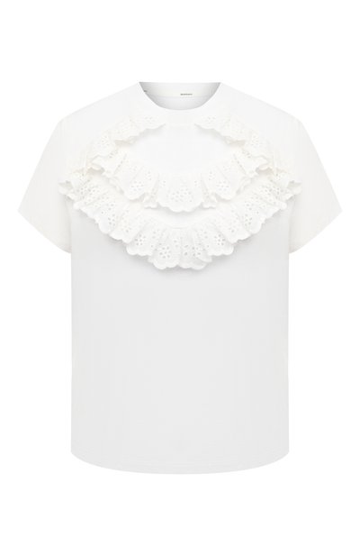 Женская хлопковая футболка ZIMMERMANN, арт. 8709TEMP