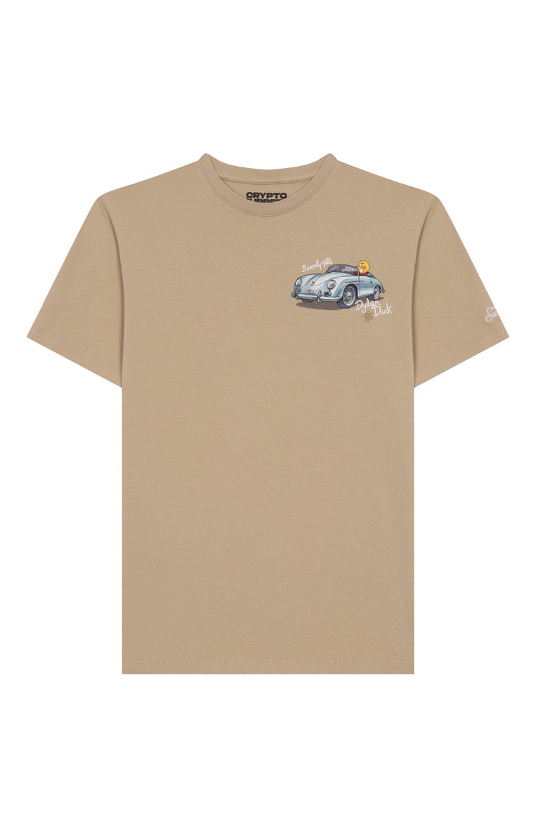 Детская хлопковая футболка MC2 SAINT BARTH бежевого цвета, арт. STBK TSHIRT B0Y/TSH0001/02331F | Фото 1 (Рукава: Короткие; Автоматизация ТО: Проставлено; Автоматизация состава: Проставлено; Материал внешний: Хлопок; Мальчики Кросс-КТ: Футболка-одежда; Ростовка одежда: 4 года | 104 см, 8 лет | 128 см, 10 - 11 лет | 140 - 146см, 13 - 15 лет | 158 см, 16 лет | 164 см, 12 лет | 152 см, 6 лет | 116 см)