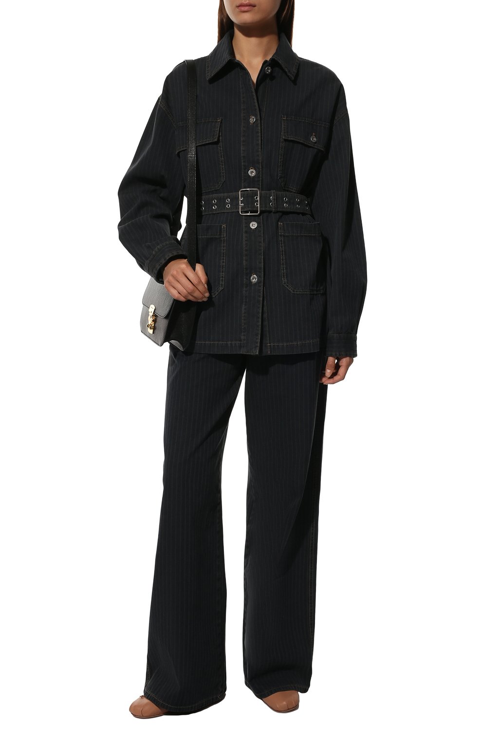 Джинсовая куртка MIU MIU, арт. GWB124-1ZGM-F0002, фото 2