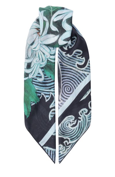 Женский шелковая шаль хризантемы GOURJI, арт. 91166437/4461108