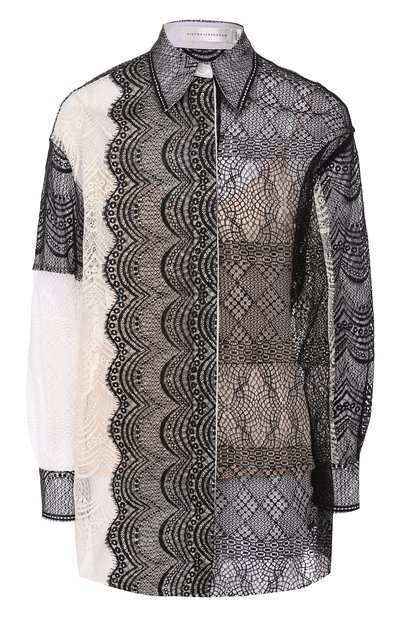 Женская кружевная рубашка VICTORIA BECKHAM, арт. SH 0VR 1856 MSS19 LACE