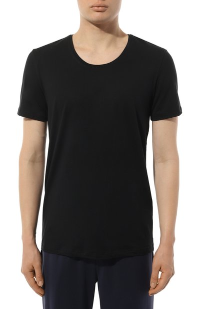 Хлопковая футболка HANRO, арт. 073088., фото 3