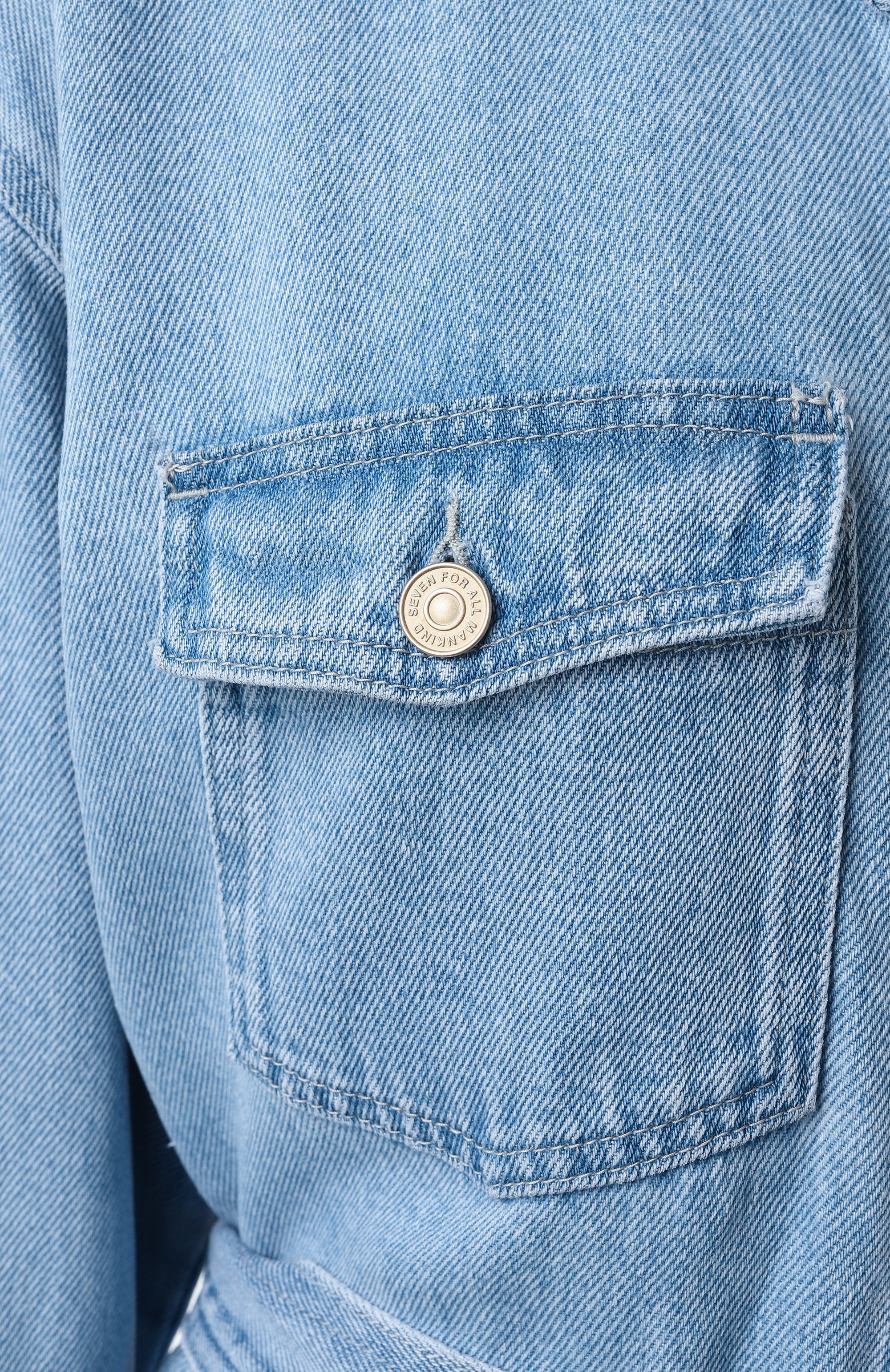 Джинсовое платье 7 FOR ALL MANKIND, арт. JSCZC860TS, фото 6