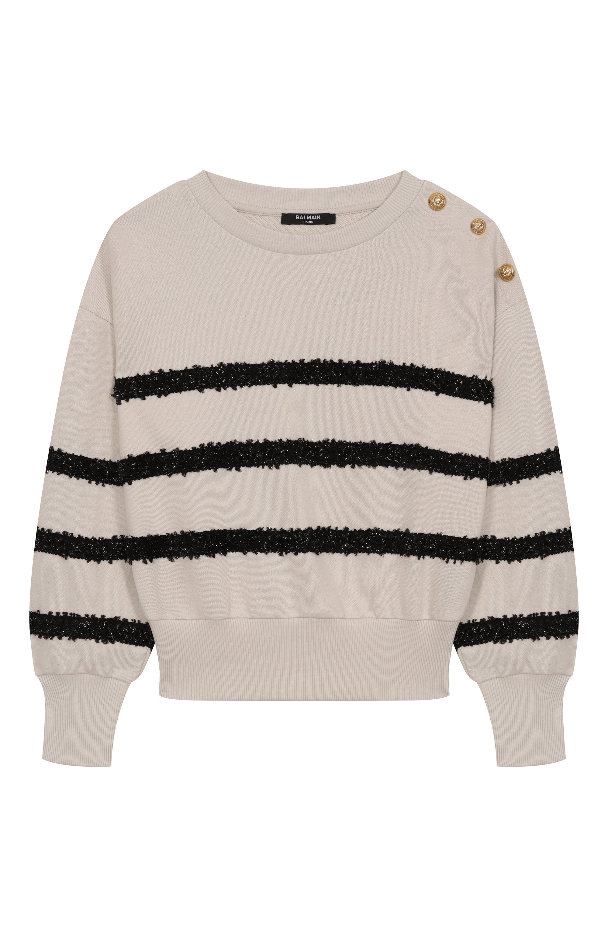 Хлопковый свитшот BALMAIN, арт. BX4A20, фото 1