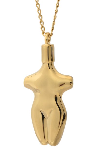 Кулон на цепочке feminities CHLOÉ золотого цвета по цене 43550 руб., арт. CHC18UF018CB7, фото 2 Кулон на цепочке feminities CHLOÉ, арт. CHC18UF018CB7, фото 2