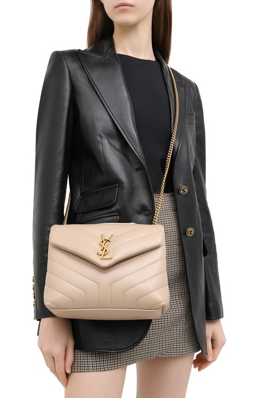Сумка Monogram Loulou small Saint Laurent 494699/DV727 Бежевый  494699/DV727 Фото 5