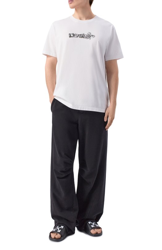 Шлепанцы Bookish Off-White 0MIU003C99MAT001 Чёрный  0MIU003C99MAT001 Фото 2