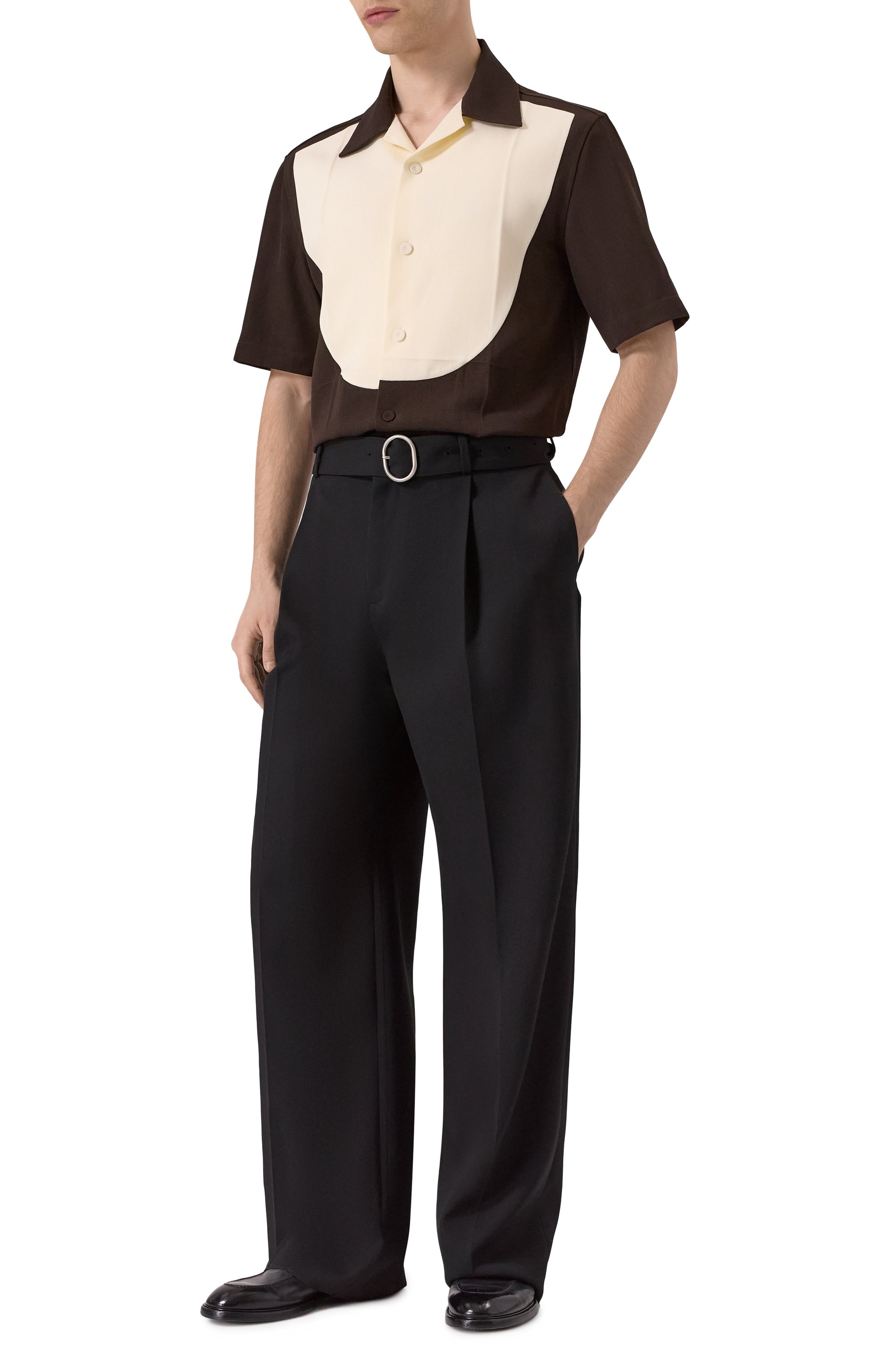 Рубашка из вискозы и шелка JIL SANDER, арт. J21DL0222-J65005, фото 2