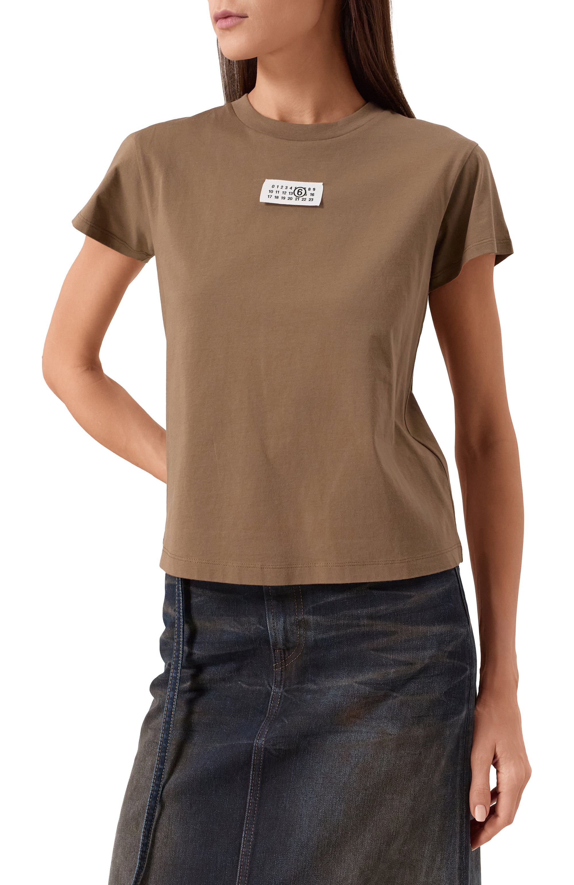 Хлопковая футболка MM6, арт. S52GC0326/S24312, фото 3