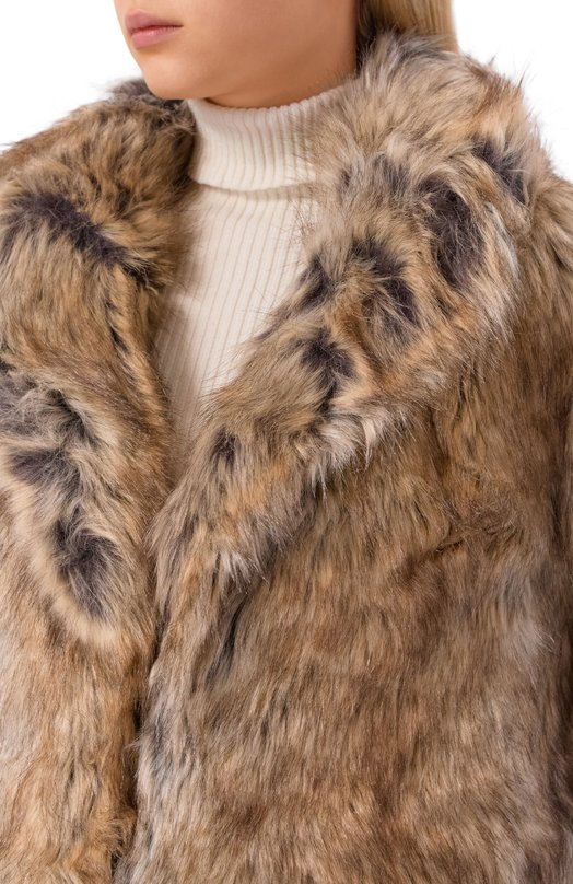 Шуба из экомеха Zadig and Voltaire WWC001216 Бежевый  WWC001216 Фото 5