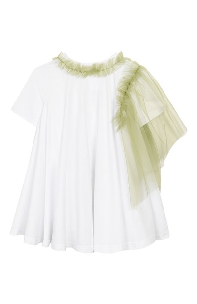 Удлиненная футболка из хлопка SCRAMBLED_EGO, арт. BJ101, фото 2