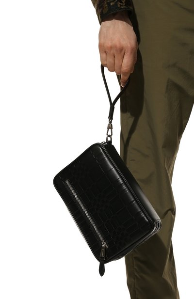 Кожаная борсетка BURBERRY, арт. 8049327, фото 2