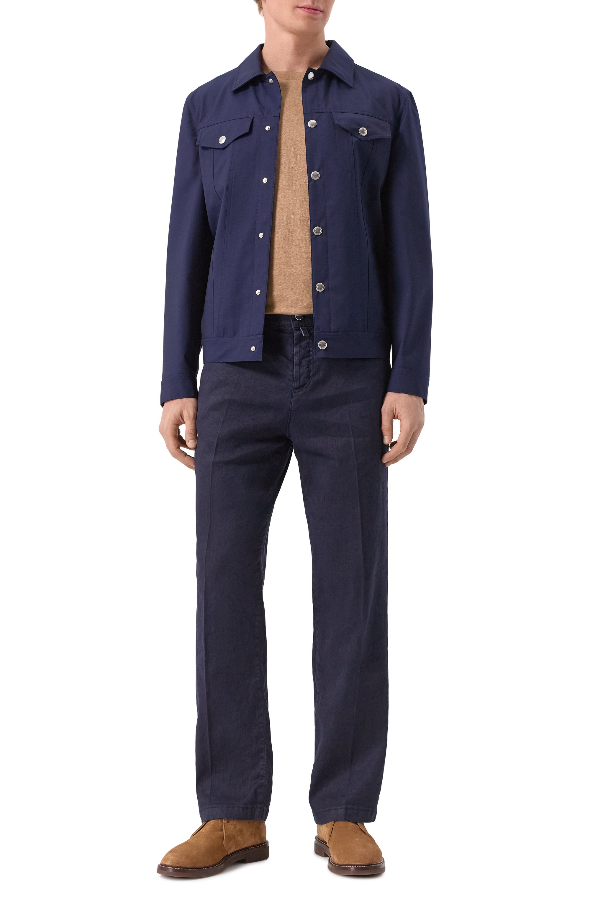 Брюки из хлопка и льна KITON, арт. UPR005LK0603F19, фото 2