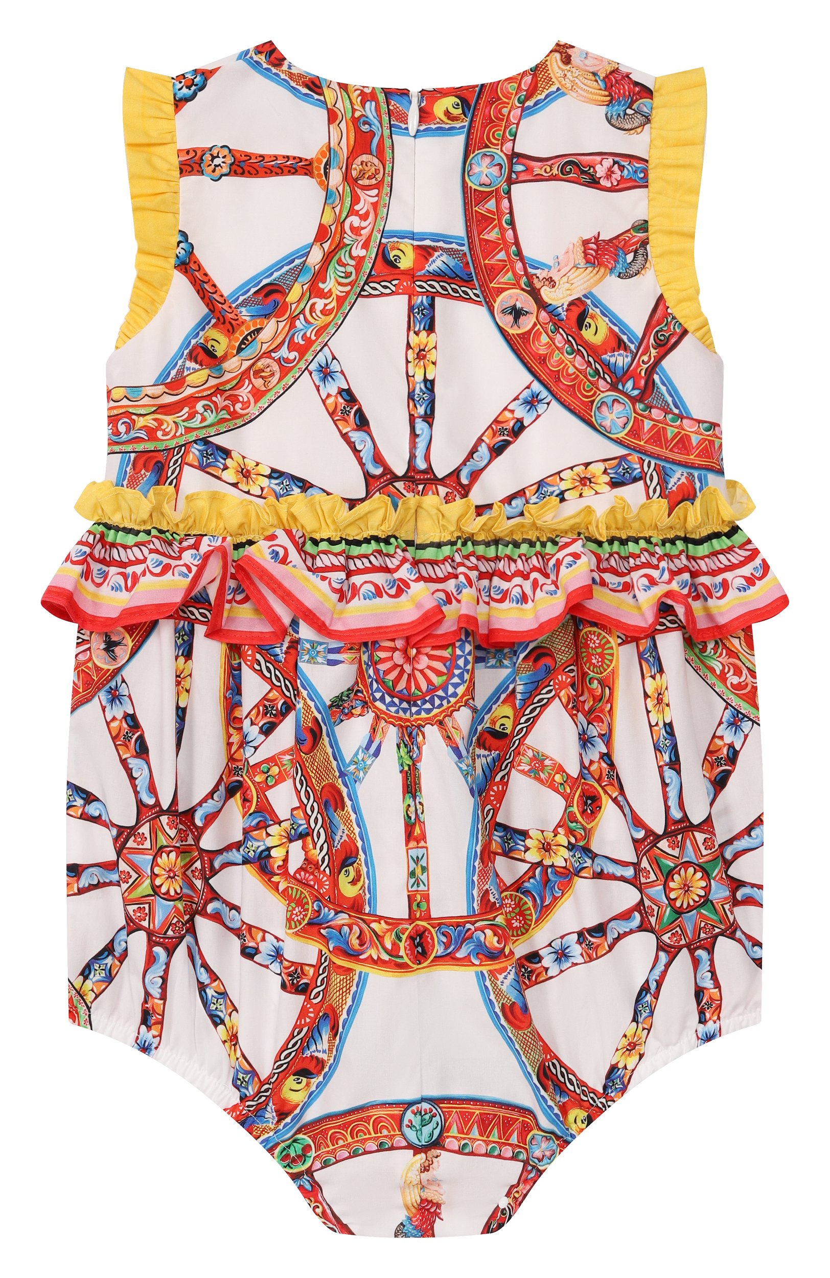 Хлопковый песочник DOLCE & GABBANA разноцветного цвета по цене 41750 руб., арт. L22011/FI504, фото 2 Хлопковый песочник DOLCE & GABBANA, арт. L22011/FI504, фото 2