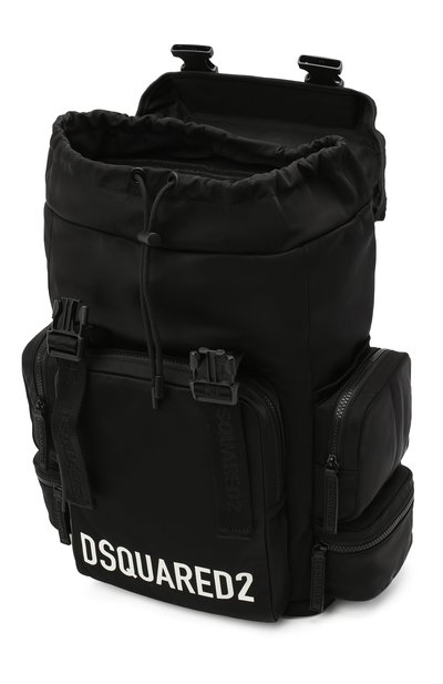 Текстильный рюкзак DSQUARED2 черного цвета по цене 81900 руб., арт. BPM0049 11702365, фото 3 Текстильный рюкзак DSQUARED2, арт. BPM0049 11702365, фото 3