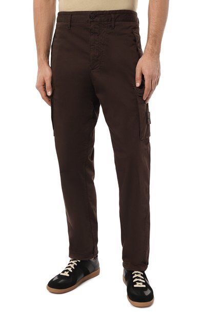 Брюки-карго из хлопка и шерсти STONE ISLAND, арт. 7315326F4, фото 3