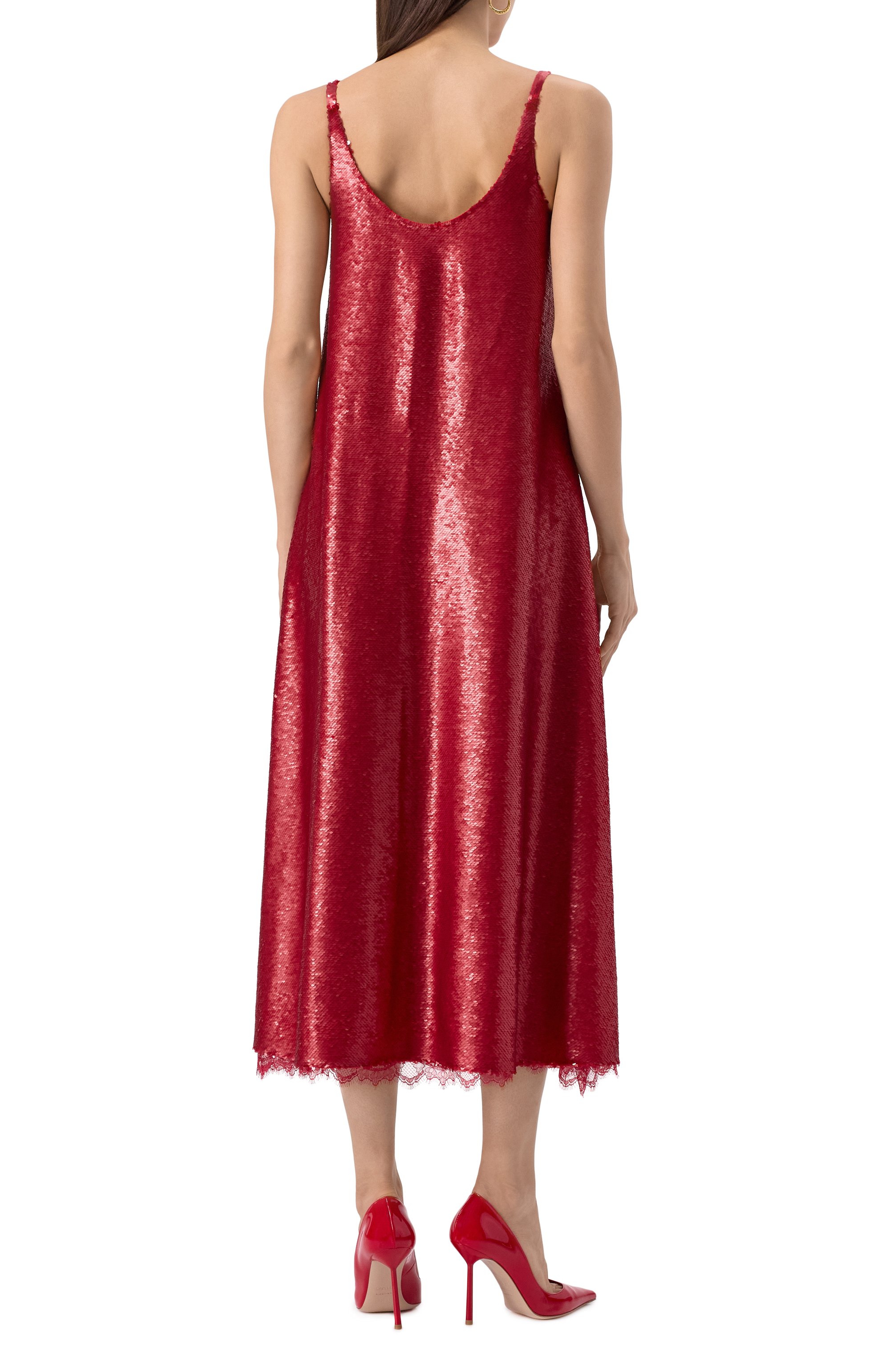 Платье AKHMADULLINA красного цвета по цене 179900 руб., арт. 1125.5D731/P209, фото 4 Платье AKHMADULLINA, арт. 1125.5D731/P209, фото 4