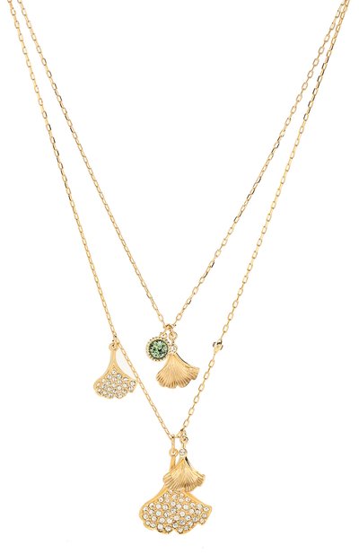 Колье stunning ginko SWAROVSKI золотого цвета по цене 9480 руб., арт. 5527079, фото 2 Колье stunning ginko SWAROVSKI, арт. 5527079, фото 2