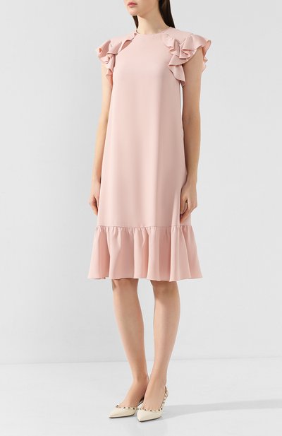 Платье REDVALENTINO розового цвета по цене 51850 руб., арт. TR3VAL50/0F1, фото 3 Платье REDVALENTINO, арт. TR3VAL50/0F1, фото 3