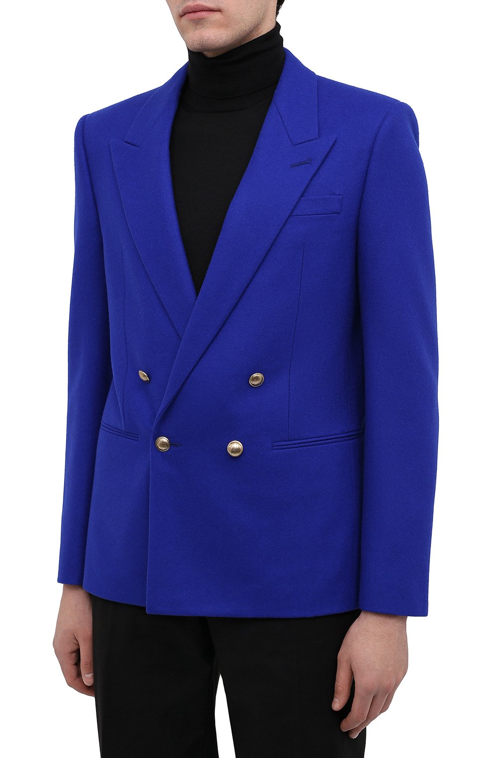 Шерстяной пиджак SAINT LAURENT, арт. 662469/Y1D08, фото 3