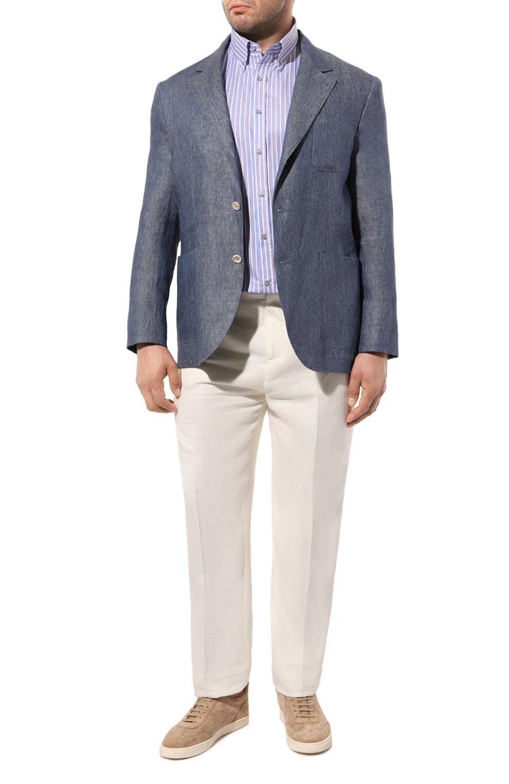 Хлопковая рубашка PAUL&SHARK, арт. 24413124R, фото 2