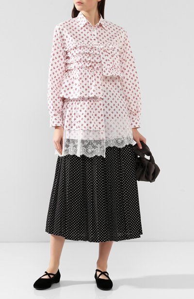 Блузка 4 moncler simone rocha MONCLER GENIUS красного цвета по цене 65500 руб., арт. E2-09W-55202-00-54ACW, фото 2 Блузка 4 moncler simone rocha MONCLER GENIUS, арт. E2-09W-55202-00-54ACW, фото 2