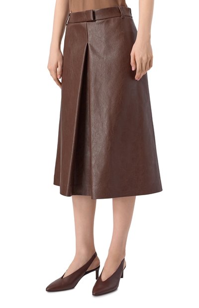 Юбка из экокожи MSGM, арт. 3942MDD10/257804, фото 3