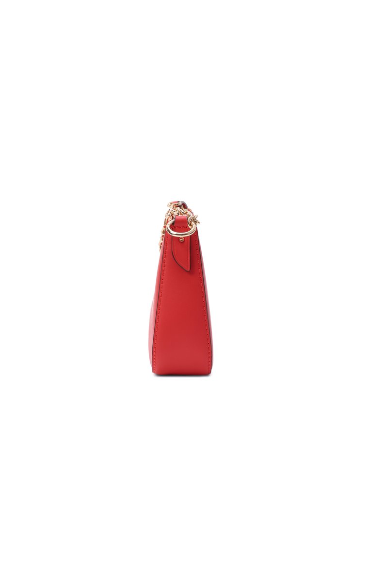 Женская сумка empire medium MICHAEL MICHAEL KORS красного цвета, арт. 32H3G8EW6L | Фото 4 (Материал: Натуральная кожа; Размер: medium; Автоматизация ТО: Проставлено; Автоматизация состава: Проставлено)