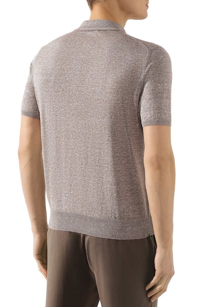 Поло изо льна и хлопка FIORONI, арт. MK20701C1, фото 4