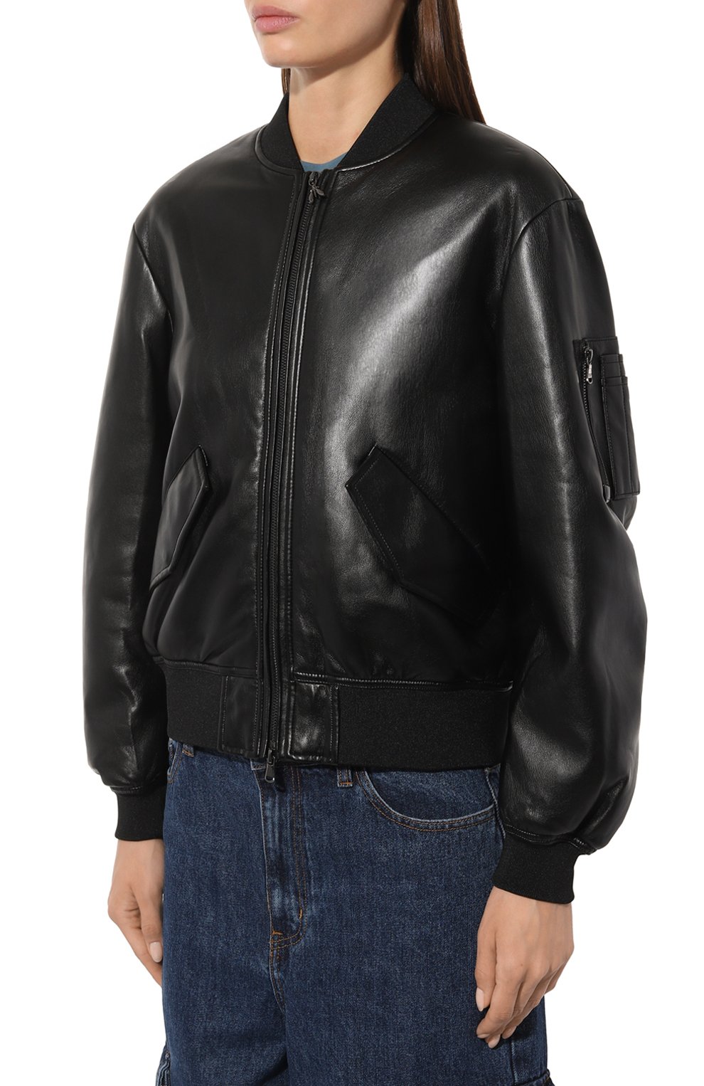 Бомбер из экокожи PATRIZIA PEPE, арт. 8O0095_E005, фото 3