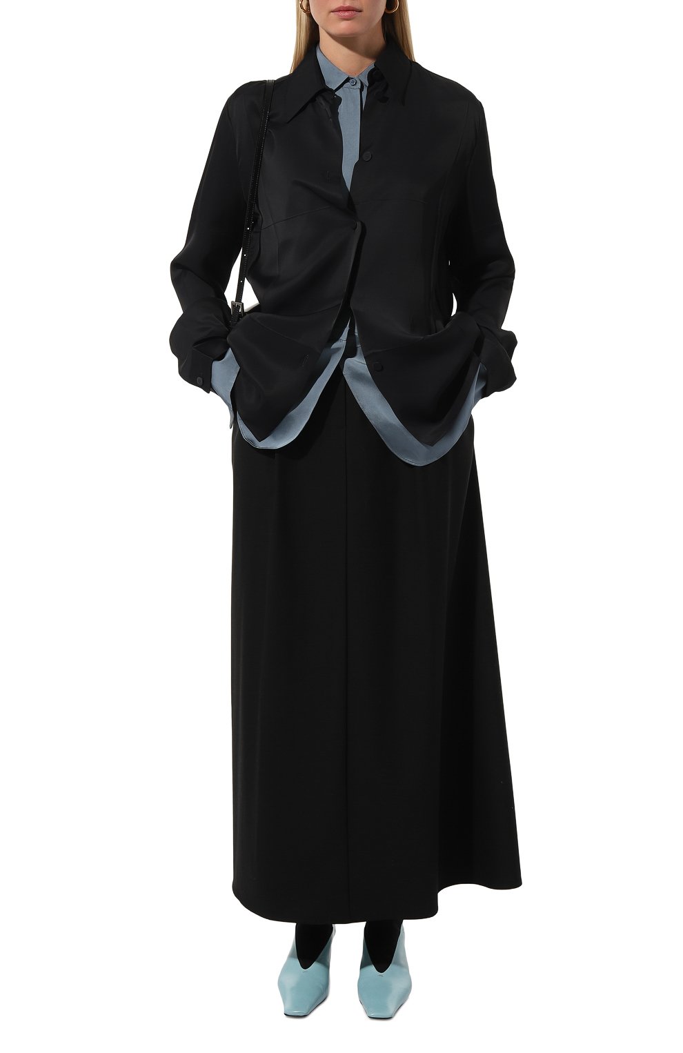 Рубашка из вискозы JIL SANDER, арт. J04DL0005/J65004, фото 2