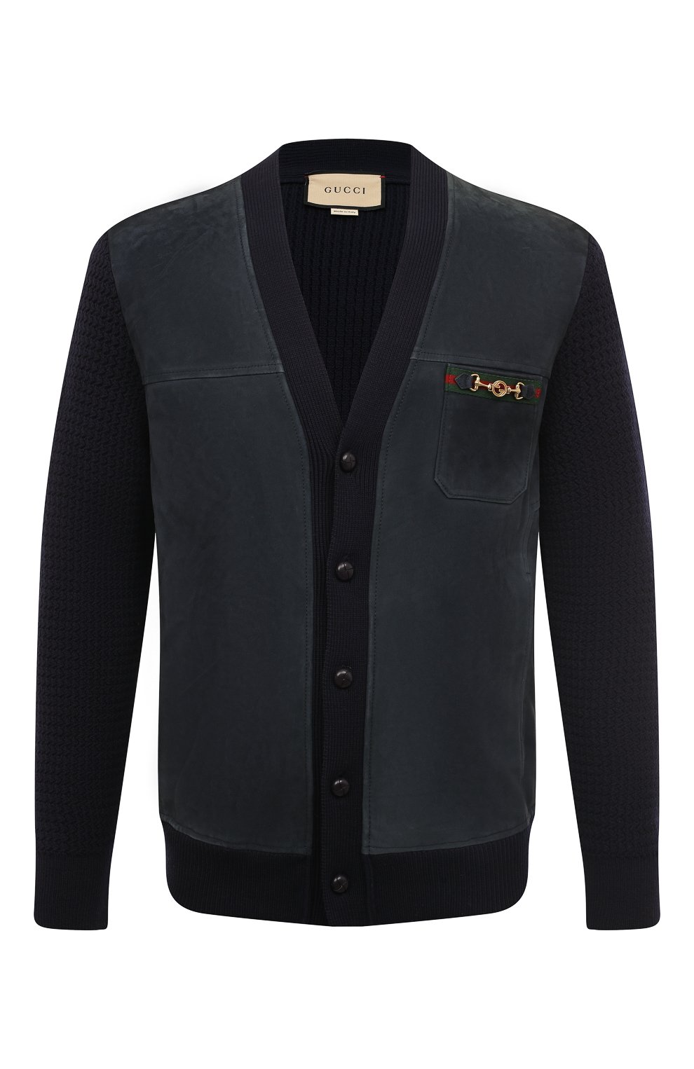 Комбинированный кардиган GUCCI, арт. 642745 XKBQI, фото 1