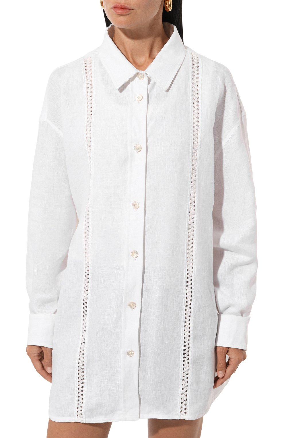 Льняная рубашка MVST, арт. TXBGM-Y074, фото 3