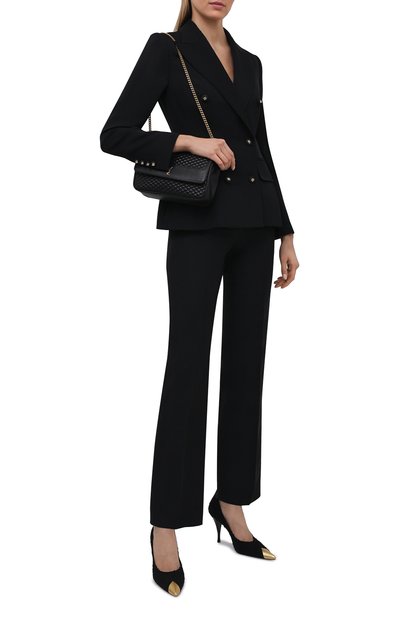 Шерстяной жакет DOLCE & GABBANA черного цвета по цене 323500 руб., арт. F26CIT/FU21E, фото 2 Шерстяной жакет DOLCE & GABBANA, арт. F26CIT/FU21E, фото 2