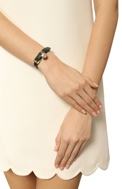 Браслет MIU MIU зеленого цвета по цене 33000 руб., арт. 5IB066-2B8G-F077U, фото 2 Браслет MIU MIU, арт. 5IB066-2B8G-F077U, фото 2