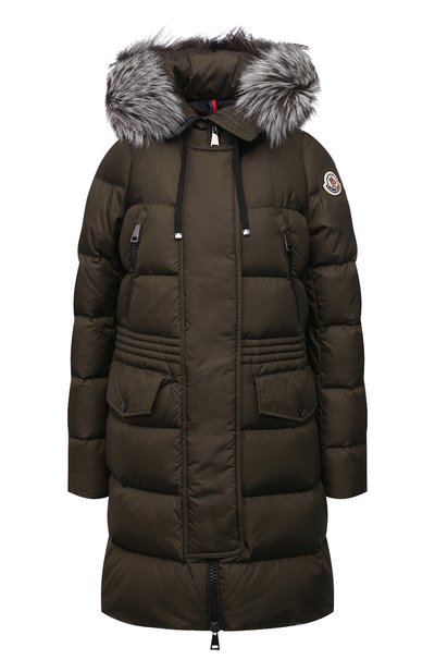 Пуховик aphroti MONCLER хаки цвета по цене 242500 руб., арт. G2-093-1B510-02-C0059, фото 1 Пуховик aphroti MONCLER, арт. G2-093-1B510-02-C0059, фото 1