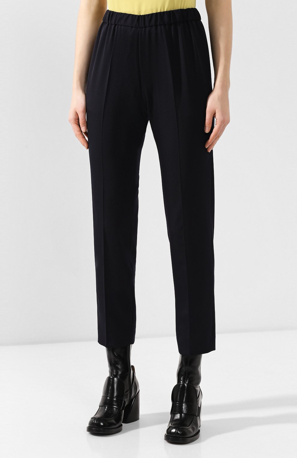 Шерстяные брюки DRIES VAN NOTEN, арт. 192-10903-8229, фото 3