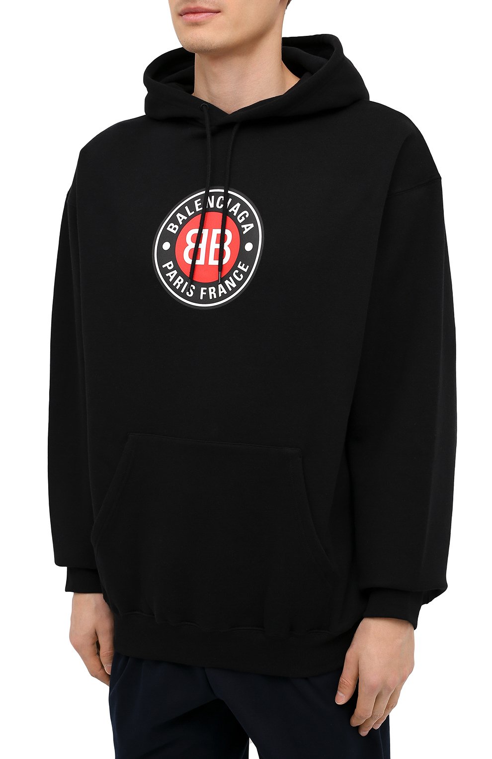 Хлопковое худи BALENCIAGA, арт. 570811/TJVD7, фото 3