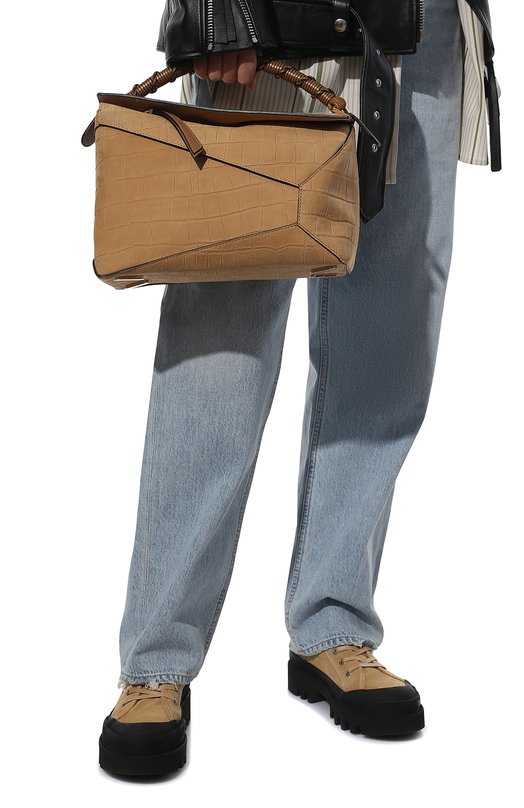 Замшевые ботинки Proenza Schouler Бежевый, фото 3