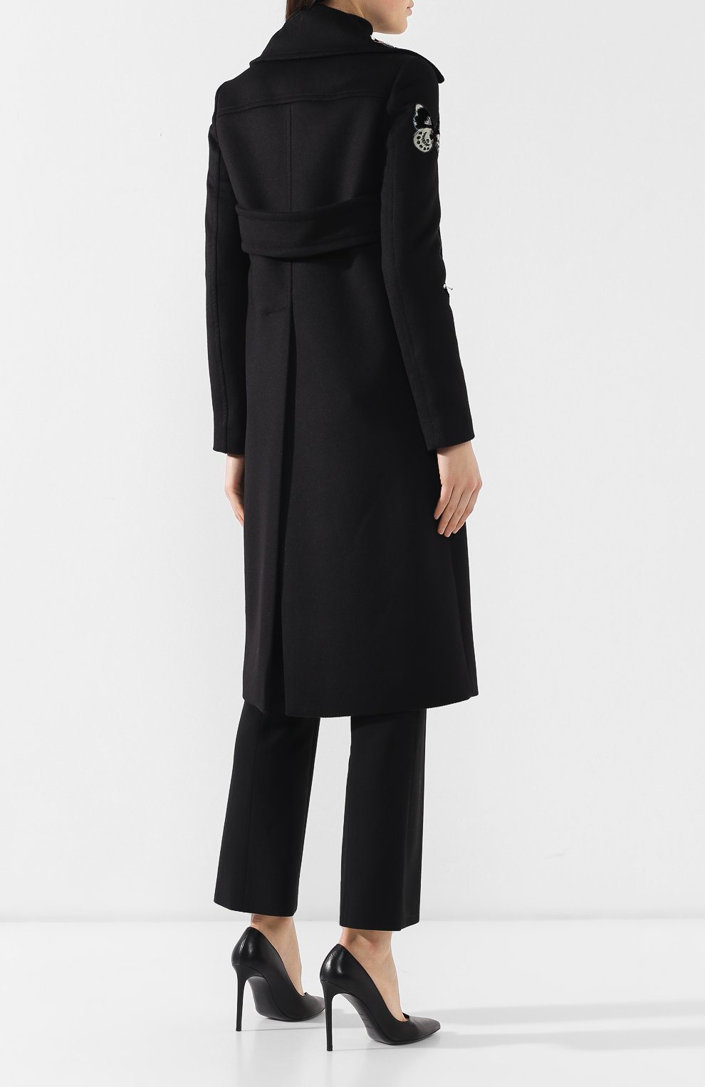 Шерстяное пальто VALENTINO, арт. RB3CA3754AS, фото 4