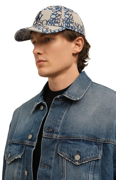 Хлопковая бейсболка JW ANDERSON, арт. AC0198FA0136 614, фото 2