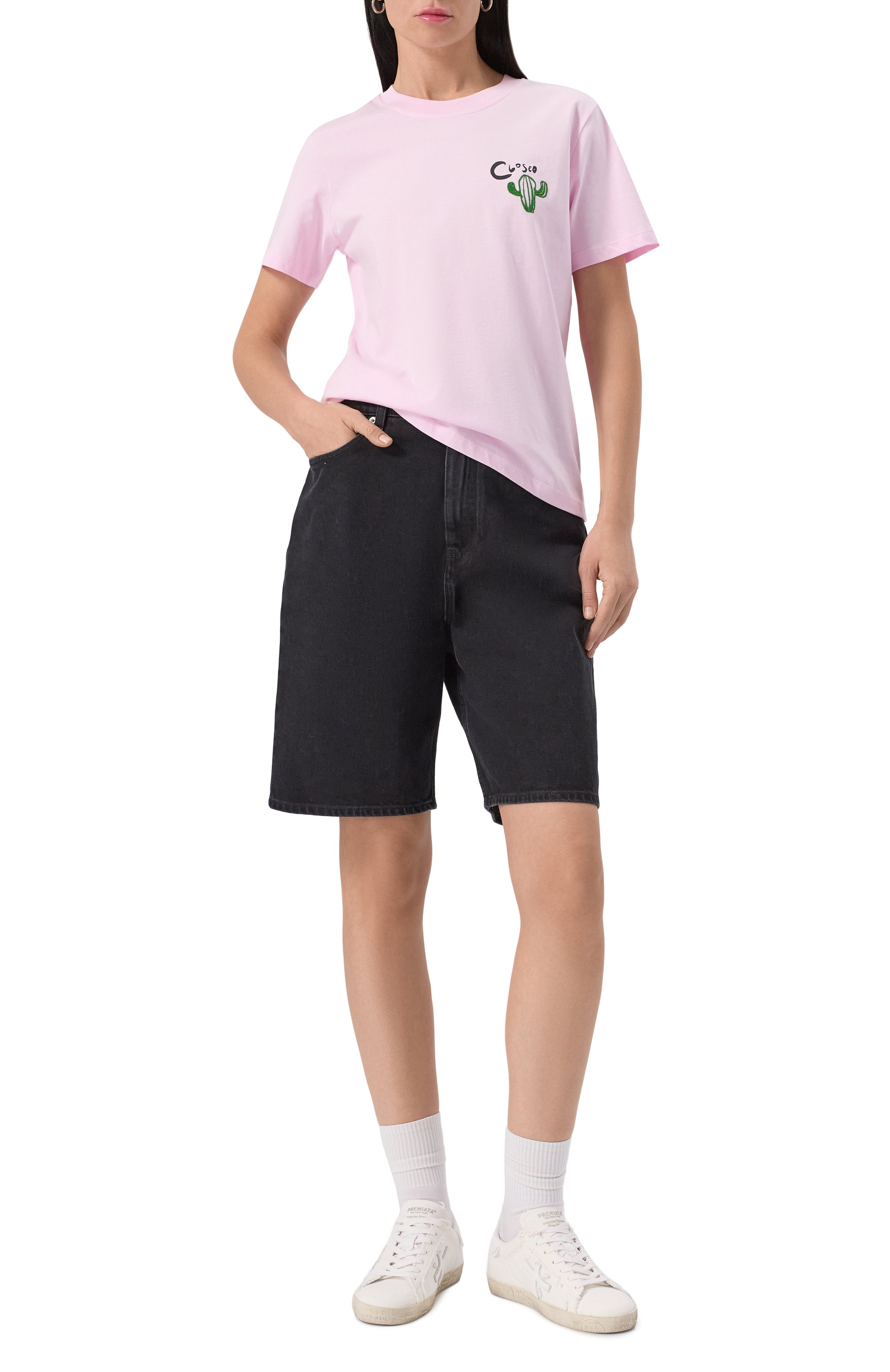 Хлопковая футболка CLOSED, арт. C95552-44H-EM, фото 2