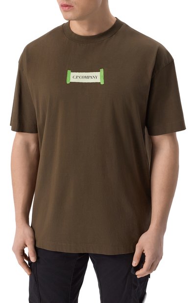 Хлопковая футболка C.P. COMPANY, арт. 18CMTS148A006586W, фото 3