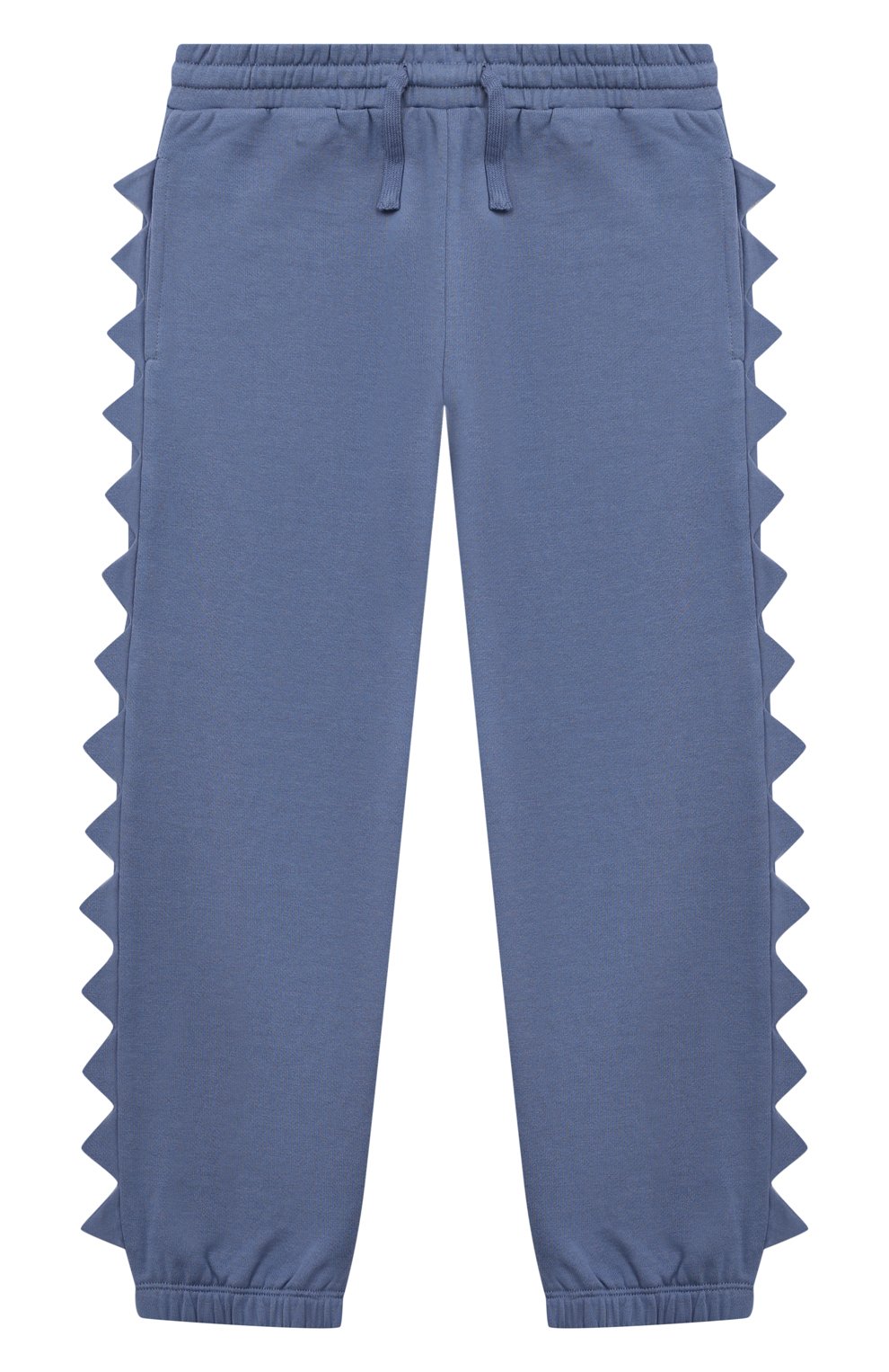 Хлопковые джоггеры STELLA MCCARTNEY синего цвета по цене 11650 руб., арт. TT6Q60, фото 1 Хлопковые джоггеры STELLA MCCARTNEY, арт. TT6Q60, фото 1