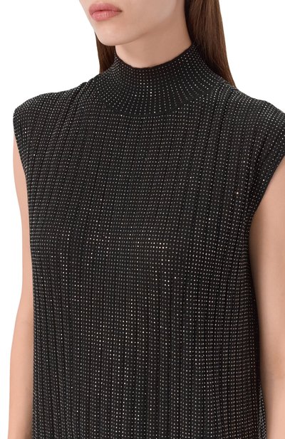Платье с отделкой стразами EMPORIO ARMANI, арт. EW002689/AF19921, фото 5