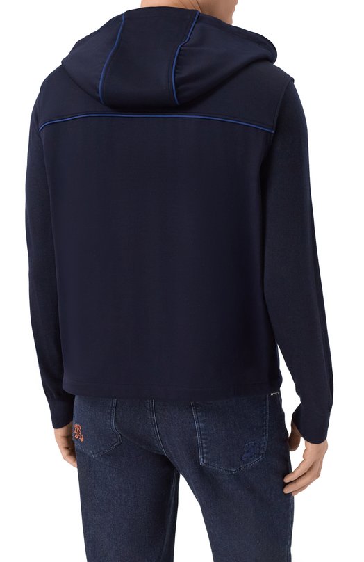 Шерстяной жилет Stefano Ricci MDJ6100130/5650 Синий  MDJ6100130/5650 Фото 4