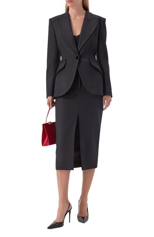 Шерстяной жакет Shervarli JA26-0028 Чёрный  JA26-0028 Фото 2