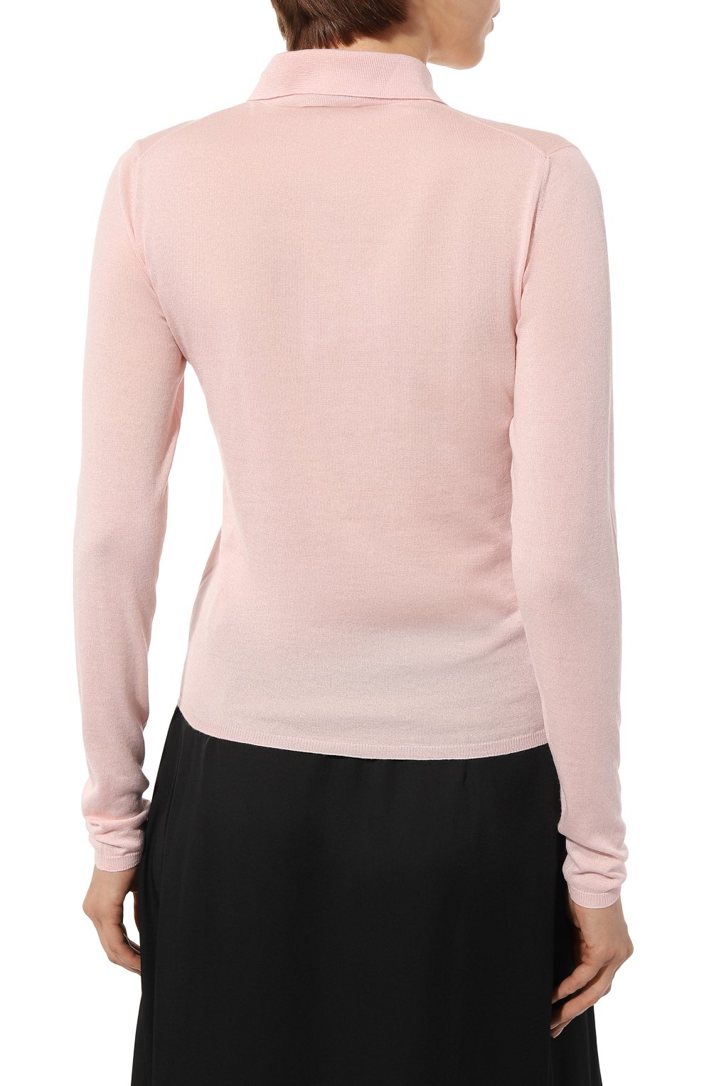 Поло из кашемира и шелка PRADA, арт. P24N1H-10G4-F0AL2-221, фото 4